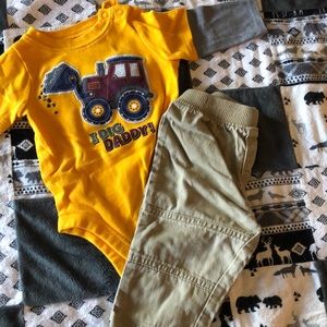 Long sleeve onesie and pants